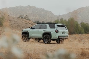 Toyota 4Runner Exterior Window Molle - Driver Side - DV8 Offroad - For DV8 Roof Rack - Black Powder Coated - `25-`26